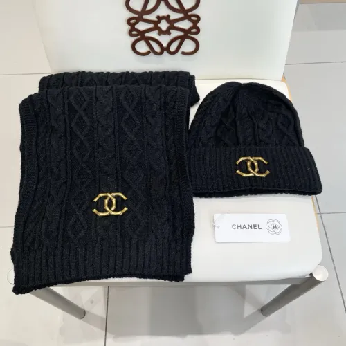 Chanel Hat and Scarf Set #1396590 $48.00 USD, Wholesale Replica Chanel Hat and Scarf and Glove Set