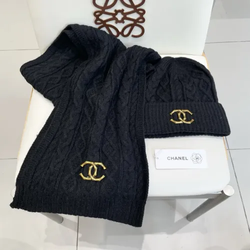 Replica Chanel Hat and Scarf Set #1396590 $48.00 USD for Wholesale