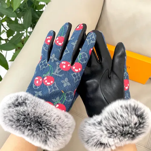 Replica Louis Vuitton LV Gloves For Women #1396630 $48.00 USD for Wholesale