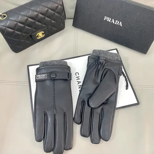 Replica Prada Gloves For Men #1396663 $48.00 USD for Wholesale