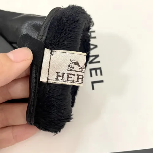 Replica Hermes Gloves For Women #1396677 $42.00 USD for Wholesale
