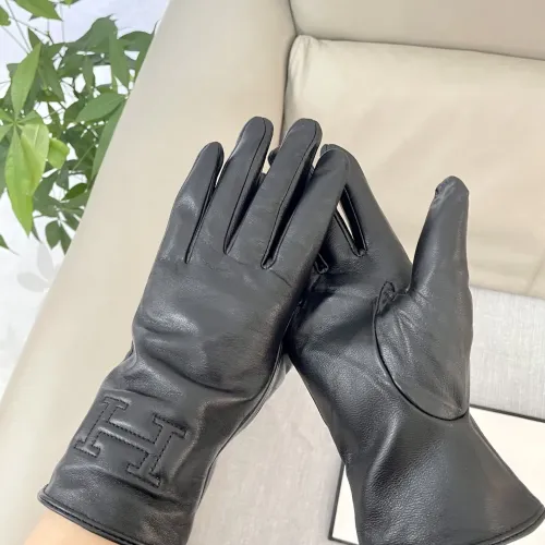 Replica Hermes Gloves For Women #1396677 $42.00 USD for Wholesale