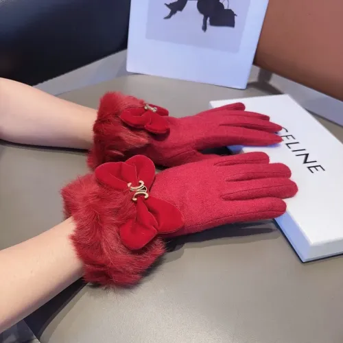 Replica Celine Gloves #1396689 $36.00 USD for Wholesale