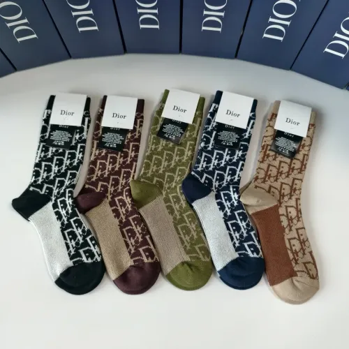 Replica Christian Dior Socks #1396855 $29.00 USD for Wholesale