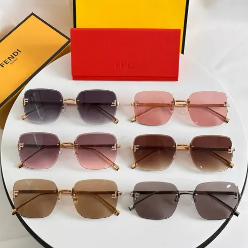 Replica Fendi AAA Quality Sunglasses #1396972 $60.00 USD for Wholesale