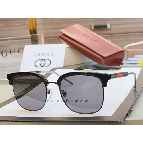 Gucci AAA Quality Sunglasses #1396991 $60.00 USD, Wholesale Replica Gucci AAA Quality Sunglasses