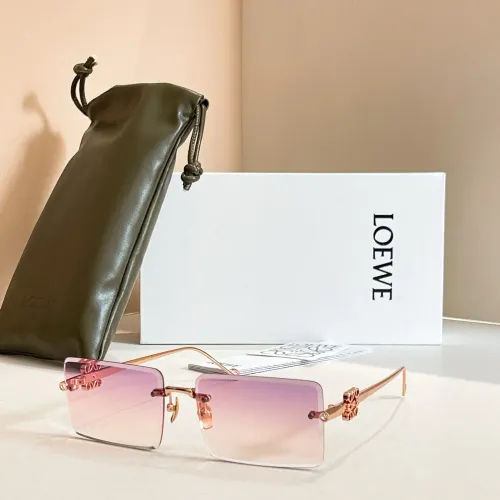LOEWE AAA Quality Sunglasses #1397049 $64.00 USD, Wholesale Replica LOEWE AAA Quality Sunglasses