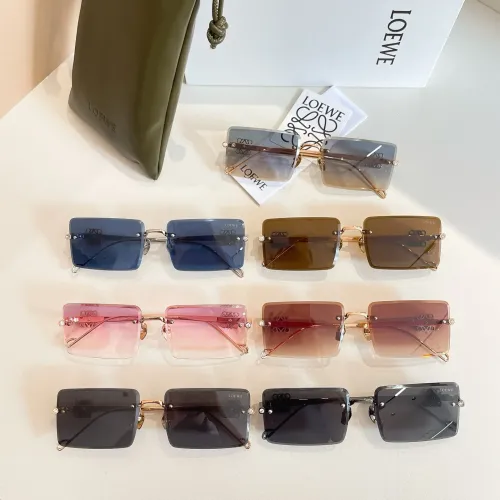 Replica LOEWE AAA Quality Sunglasses #1397049 $64.00 USD for Wholesale