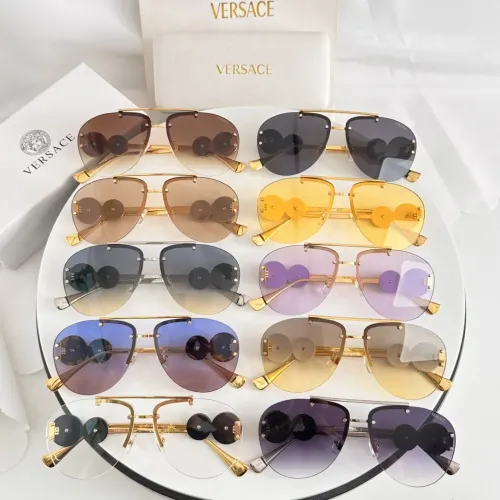 Replica Versace AAA Quality Sunglasses #1397078 $60.00 USD for Wholesale