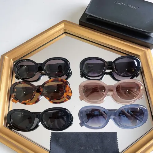 Replica Yves Saint Laurent YSL AAA Quality Sunglasses #1397154 $48.00 USD for Wholesale