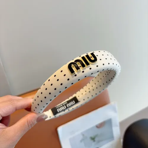 MIU MIU Headband For Women #1397209 $27.00 USD, Wholesale Replica MIU MIU Headband