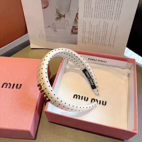 Replica MIU MIU Headband For Women #1397209 $27.00 USD for Wholesale