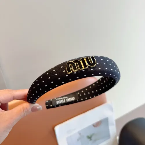 MIU MIU Headband For Women #1397210 $27.00 USD, Wholesale Replica MIU MIU Headband