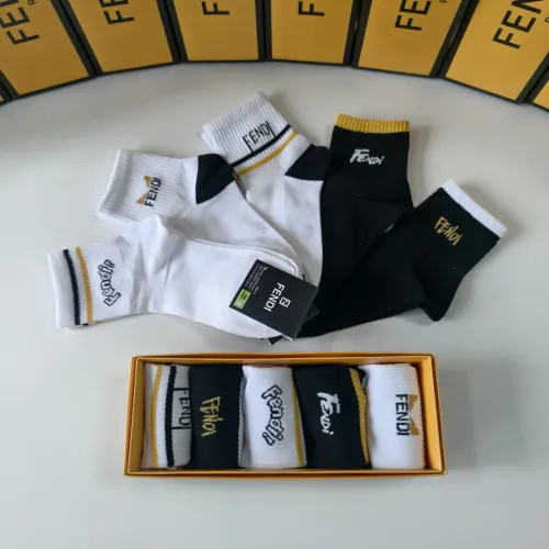 Replica Fendi Socks #1397211 $27.00 USD for Wholesale