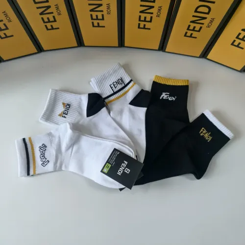 Replica Fendi Socks #1397211 $27.00 USD for Wholesale