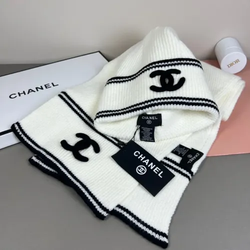 Replica Chanel Hat and Scarf Set #1397234 $45.00 USD for Wholesale
