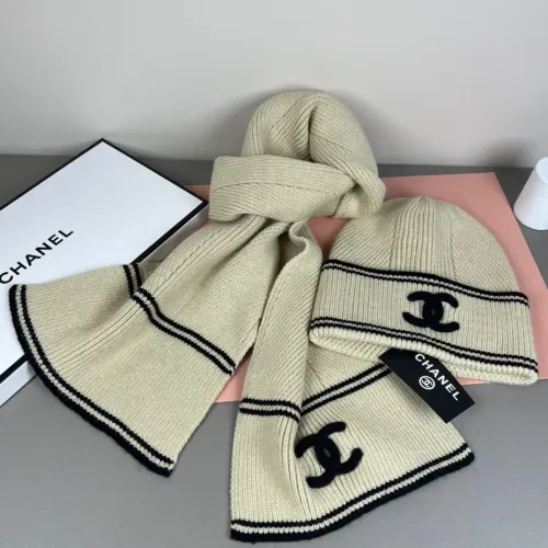 Replica Chanel Hat and Scarf Set #1397235 $45.00 USD for Wholesale