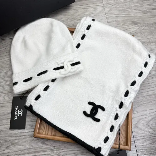 Chanel Hat and Scarf Set #1397238 $60.00 USD, Wholesale Replica Chanel Hat and Scarf and Glove Set