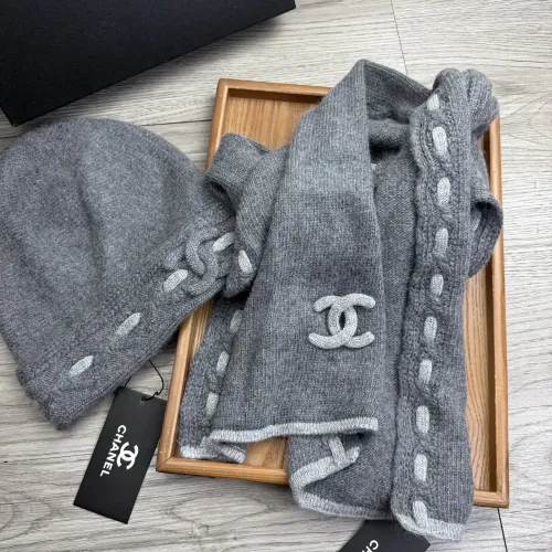 Replica Chanel Hat and Scarf Set #1397239 $60.00 USD for Wholesale