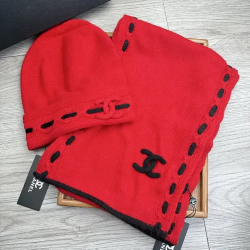 Chanel Hat and Scarf Set #1397240 $60.00 USD, Wholesale Replica Chanel Hat and Scarf and Glove Set