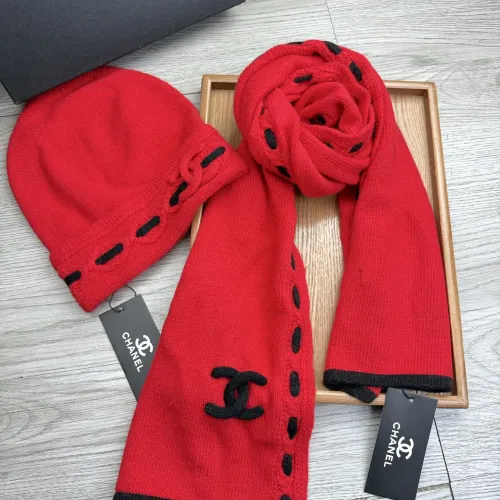 Replica Chanel Hat and Scarf Set #1397240 $60.00 USD for Wholesale