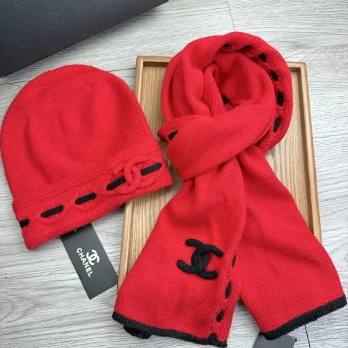 Replica Chanel Hat and Scarf Set #1397240 $60.00 USD for Wholesale