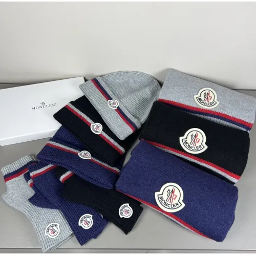 Replica Moncler Hat and Scarf and Glove Set #1397244 $52.00 USD for Wholesale