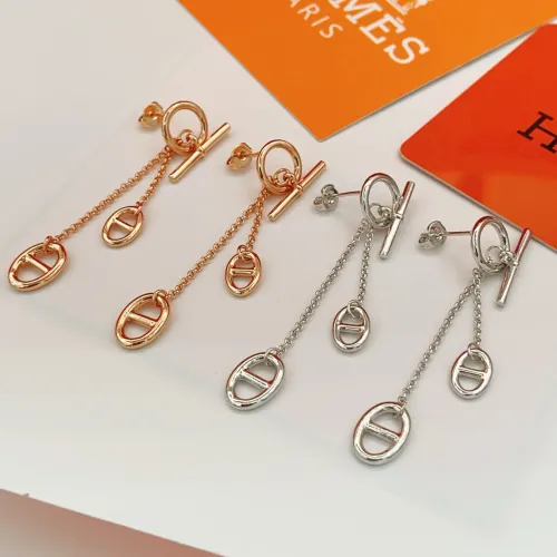 Replica Hermes Earrings For Women #1397515 $32.00 USD for Wholesale