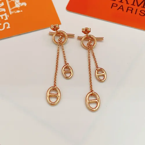 Replica Hermes Earrings For Women #1397516 $32.00 USD for Wholesale