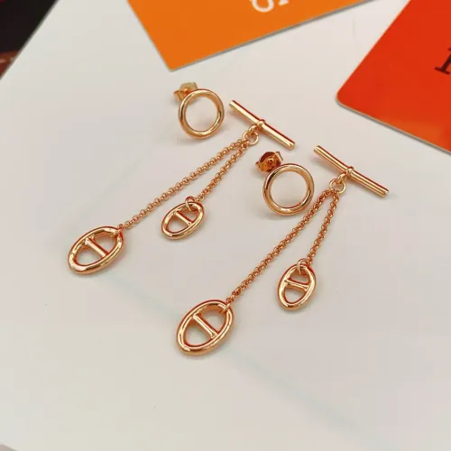 Replica Hermes Earrings For Women #1397516 $32.00 USD for Wholesale