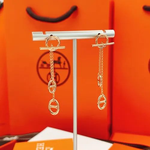 Replica Hermes Earrings For Women #1397516 $32.00 USD for Wholesale