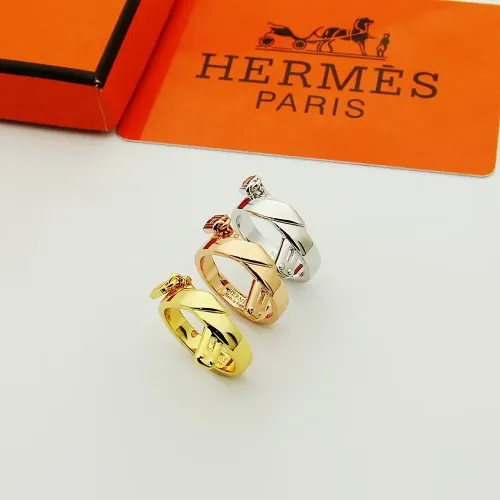 Replica Hermes Rings In Gold #1397564 $25.00 USD for Wholesale