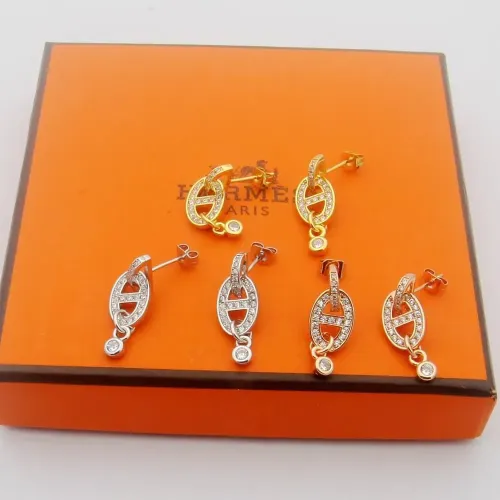 Replica Hermes Earrings For Women #1397567 $25.00 USD for Wholesale