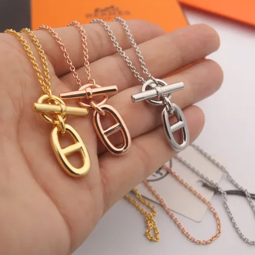 Replica Hermes Necklaces #1397569 $25.00 USD for Wholesale