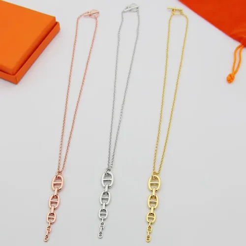Replica Hermes Necklaces #1397571 $25.00 USD for Wholesale