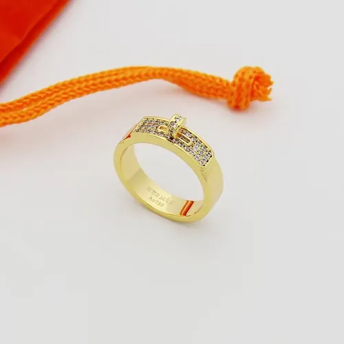 Hermes Rings In Gold #1397576 $23.00 USD, Wholesale Replica Hermes Rings
