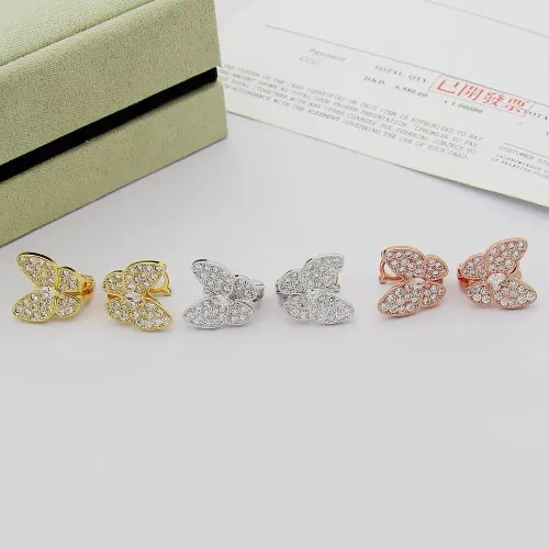 Replica Van Cleef & Arpels Earrings For Women #1397714 $32.00 USD for Wholesale