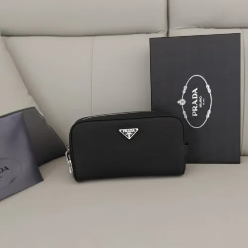 Prada AAA Man Pouches #1397896 $96.00 USD, Wholesale Replica Prada AAA Man Wallets