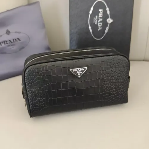 Prada AAA Man Pouches #1397897 $96.00 USD, Wholesale Replica Prada AAA Man Wallets