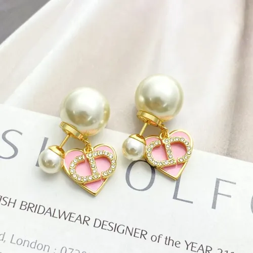 Replica Christian Dior Earrings For Women #1398055 $32.00 USD for Wholesale