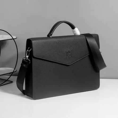 Replica Hermes AAA Man Handbags #1398102 $200.00 USD for Wholesale