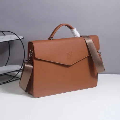 Replica Hermes AAA Man Handbags #1398103 $200.00 USD for Wholesale