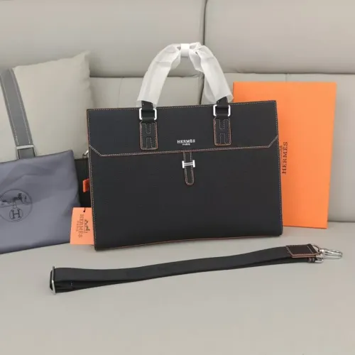 Replica Hermes AAA Man Handbags #1398109 $162.00 USD for Wholesale