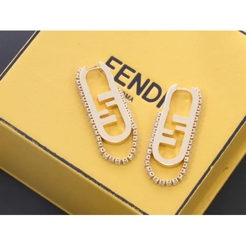 Fendi Earrings For Women #1398163 $45.00 USD, Wholesale Replica Fendi Earrings