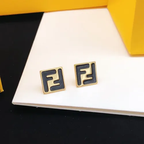 Fendi Earrings For Women #1398171 $25.00 USD, Wholesale Replica Fendi Earrings