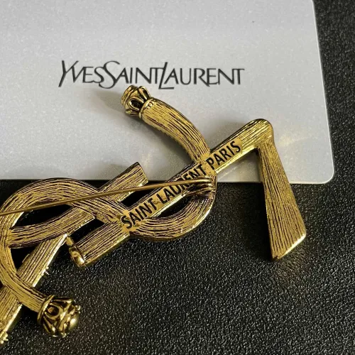 Replica Yves Saint Laurent Brooches For Women #1398217 $27.00 USD for Wholesale