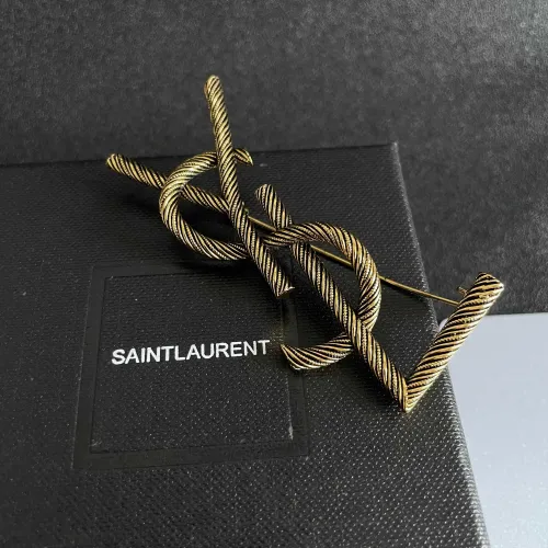 Yves Saint Laurent Brooches For Women #1398219 $27.00 USD, Wholesale Replica Yves Saint Laurent Brooches