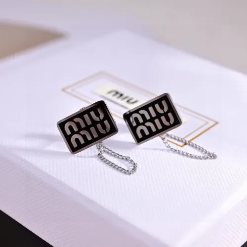 MIU MIU Earrings For Women #1398317 $25.00 USD, Wholesale Replica MIU MIU Earrings