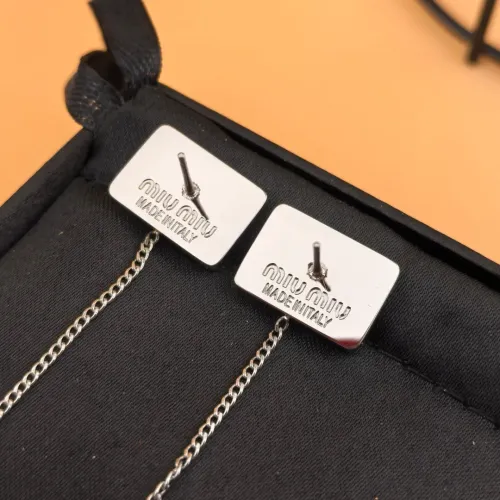 Replica MIU MIU Earrings For Women #1398317 $25.00 USD for Wholesale