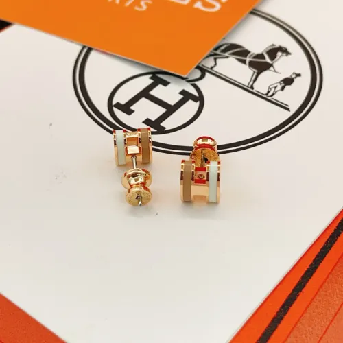 Replica Hermes Earrings For Women #1398422 $32.00 USD for Wholesale